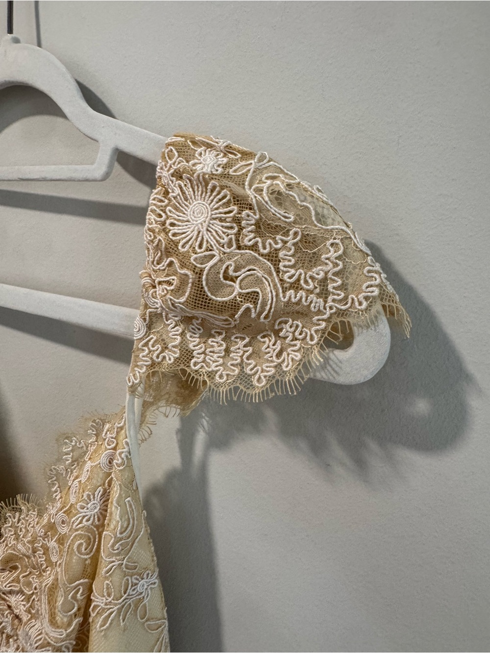 limited edition Free People Cream, Ivory Lace Maxi Dress - Picture 6 of 12